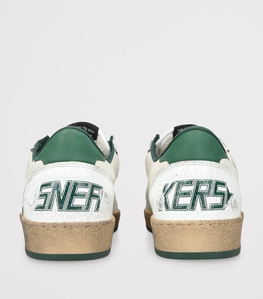 Leather Ball Star Sneakers GREEN OTH Image 2