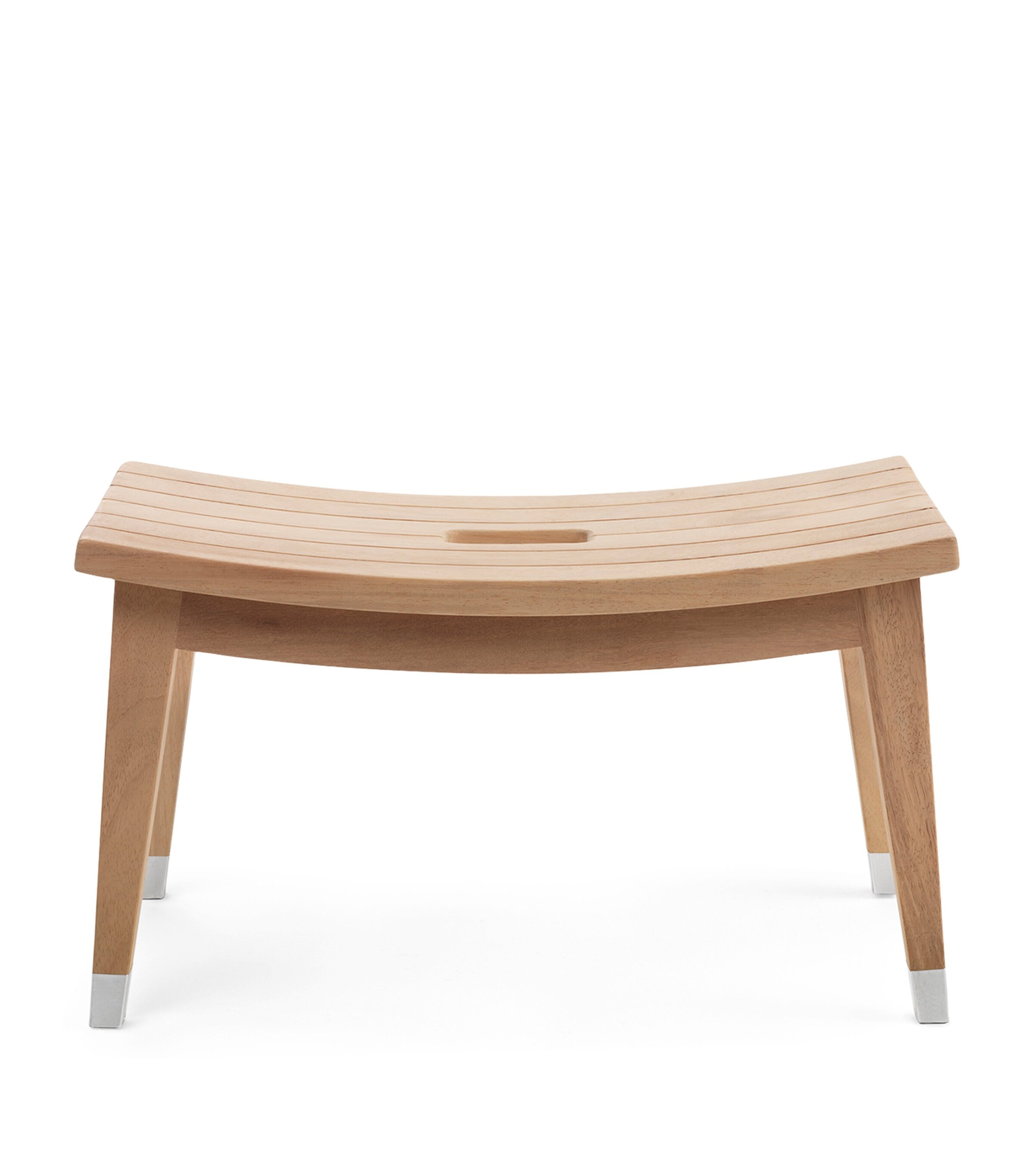 Wood Lotus Ottoman BROWN Image 2