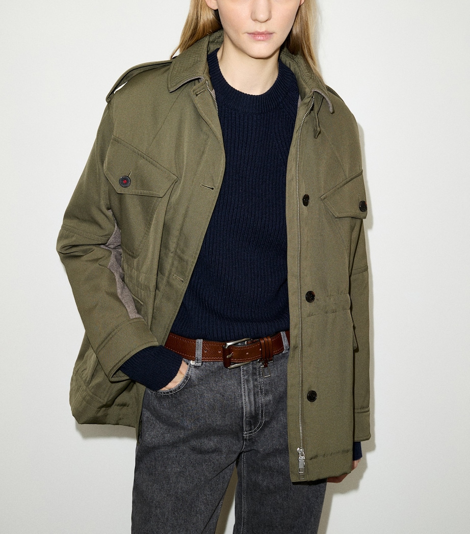 MAX&Co. Womens Collared Jacket Kaki Image 5