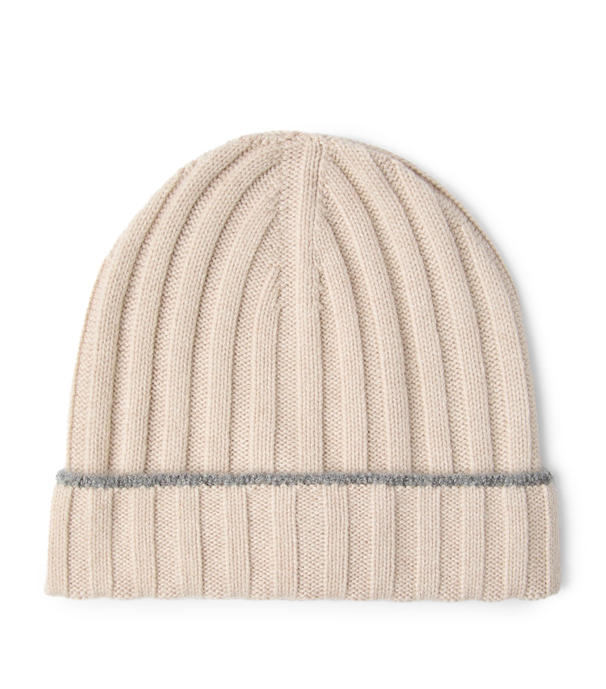 Brunello Cucinelli Cashmere Ribbed Beanie Image 1