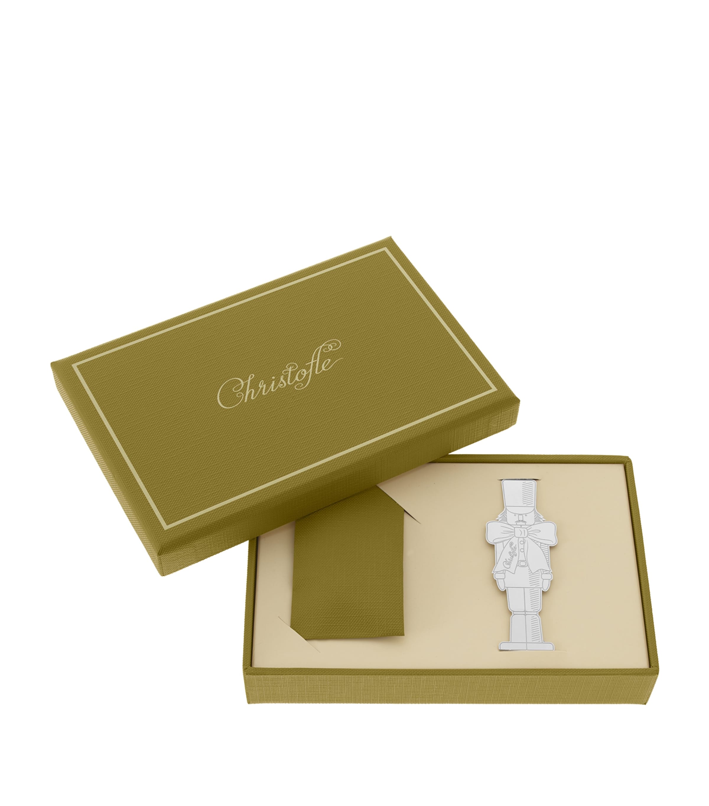 Christofle Silver-Plated Sous le Sapin Nutcracker Tree Decoration Silver Image 3