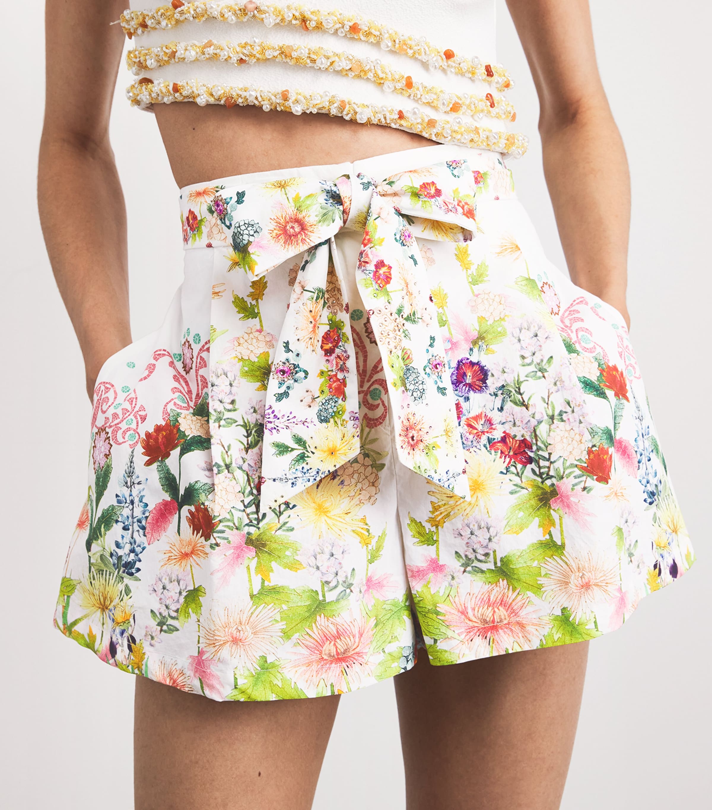 Camilla Womens Organic Cotton Tuck Front Shorts Callcata Image 3