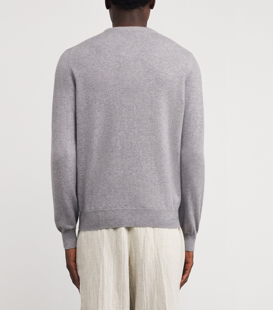 Kid Cashmere Crew-Neck Sweater 11128 LIGHT GREY Image 4