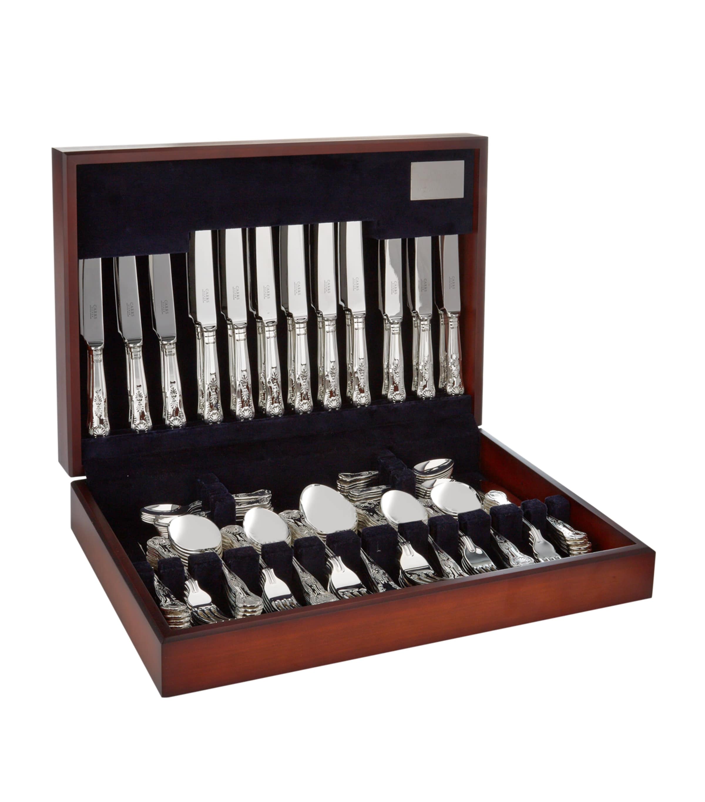 Carrs Silver Kings Silver Plated 44-piece Set In Silver