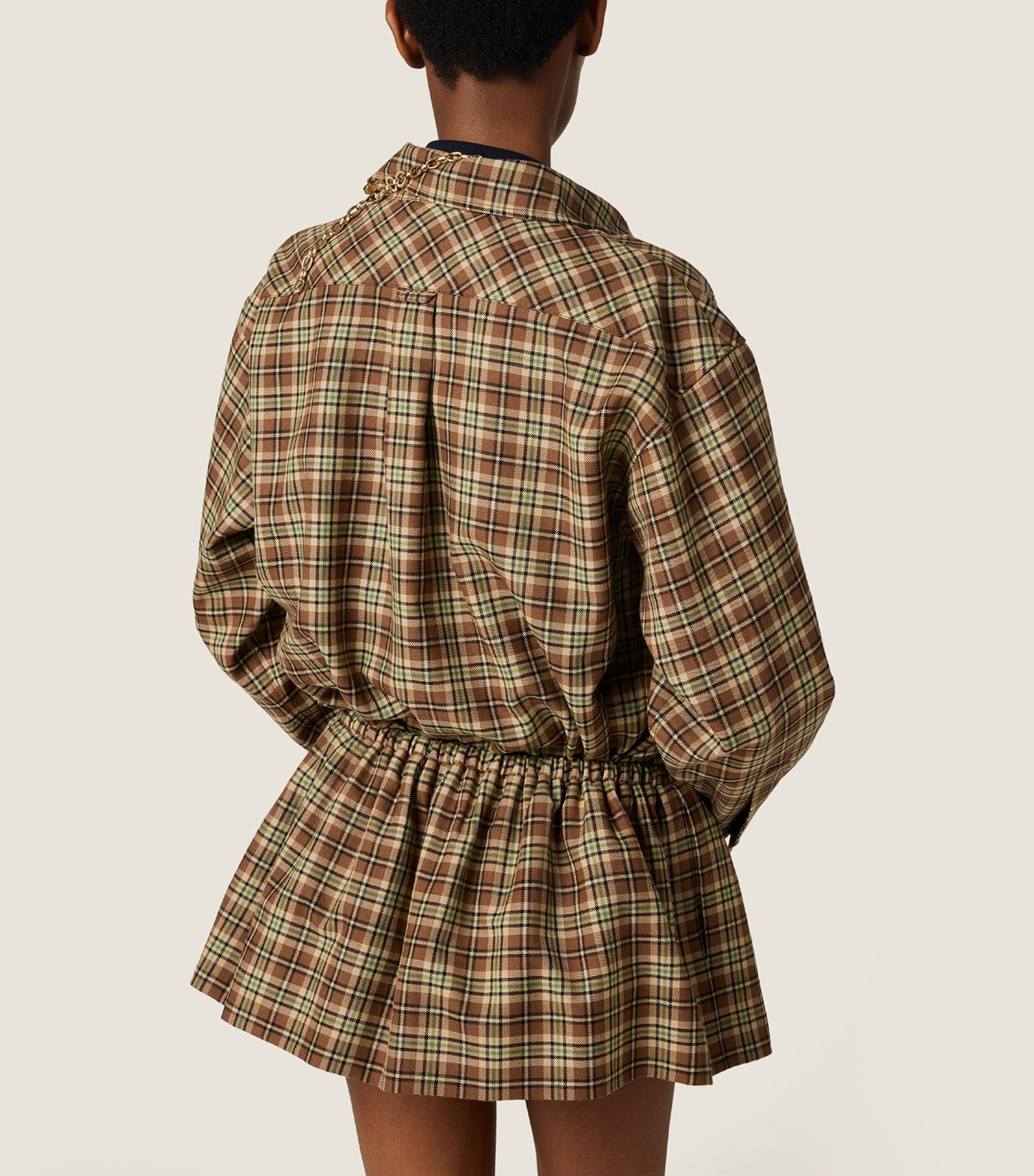 Fleece Plaid Shirt F0C59 Image 3