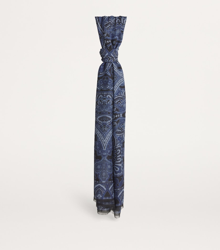 Printed Square Scarf X0889 Image 3