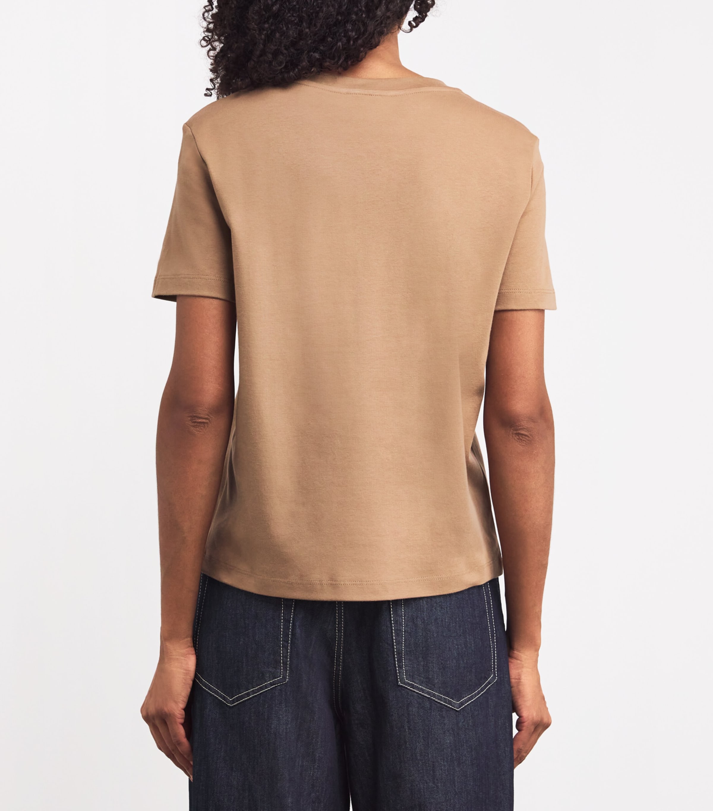 Max Mara Cotton Logo T-Shirt | Harrods UK