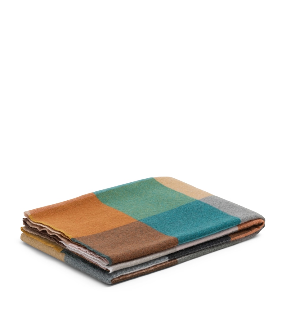 Cashmere Alva Loam Throw (140cm x 200cm) NATURAL MULTI Image 2