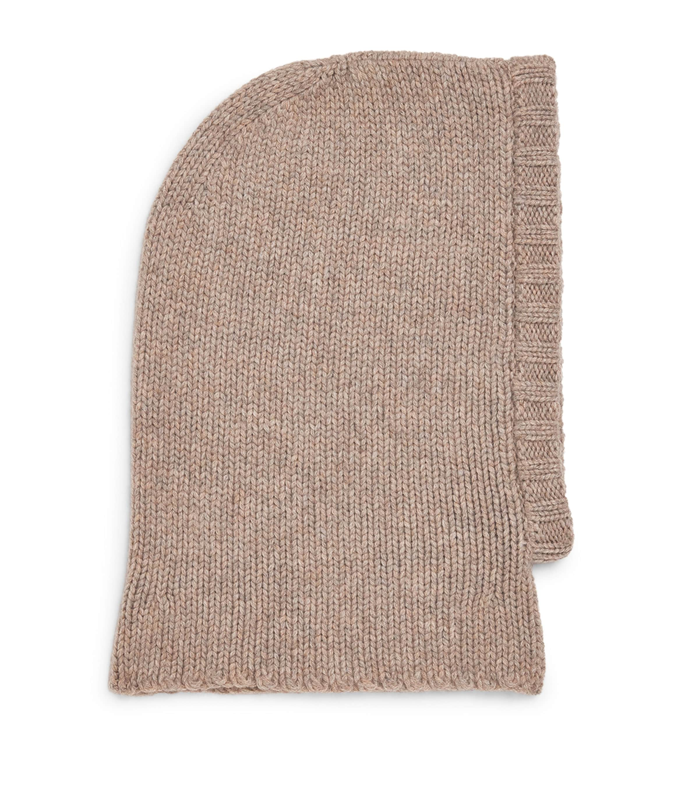 Shop Johnstons Of Elgin Cashmere Balaclava In Brown