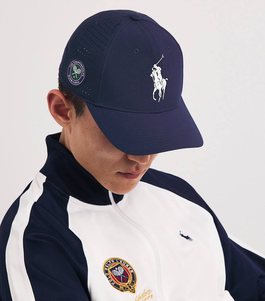 RLX Ralph Lauren x Wimbledon Polo Pony Baseball Cap Refined Navy Image 2