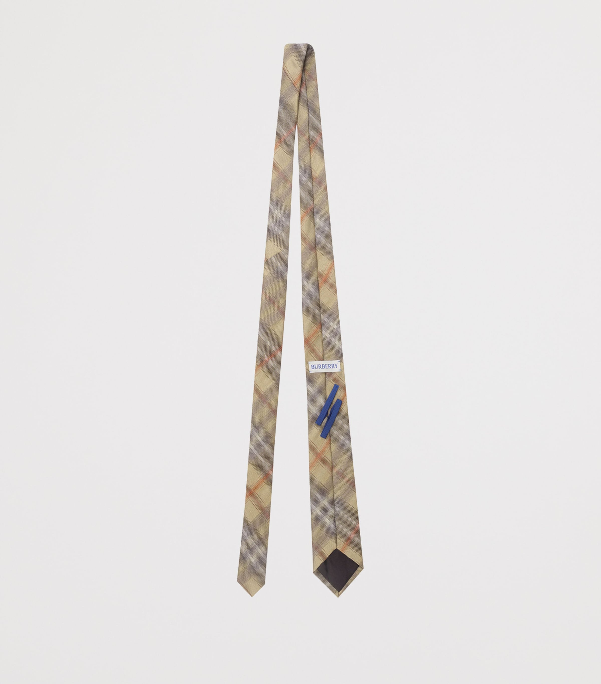 Check Silk Tie GLADE GREEN IP CHECK Image 2
