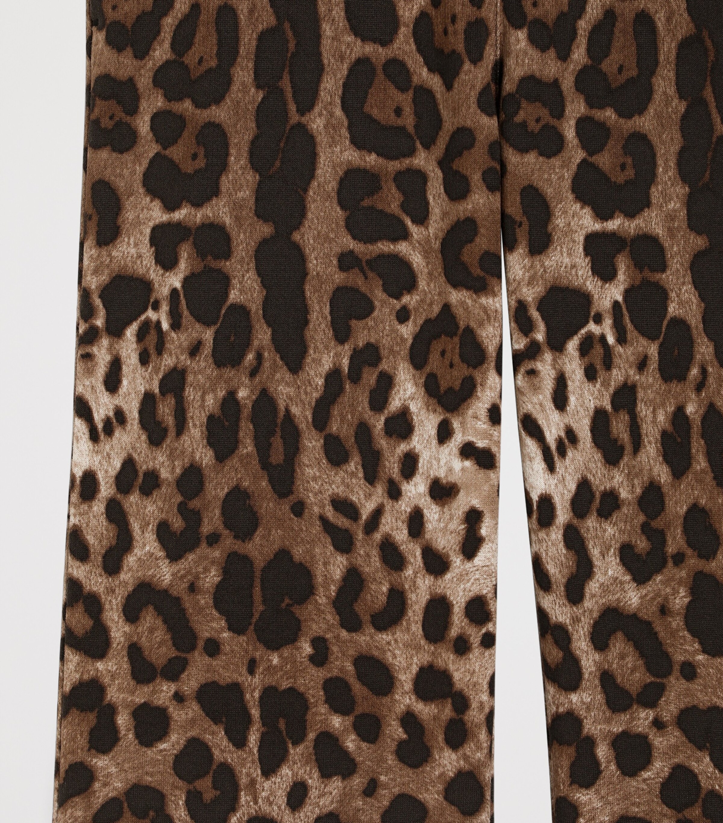 Dolce&Gabbana Kids Leopard Wide-Leg Trousers (8-12+ Years) Leo New Image 4