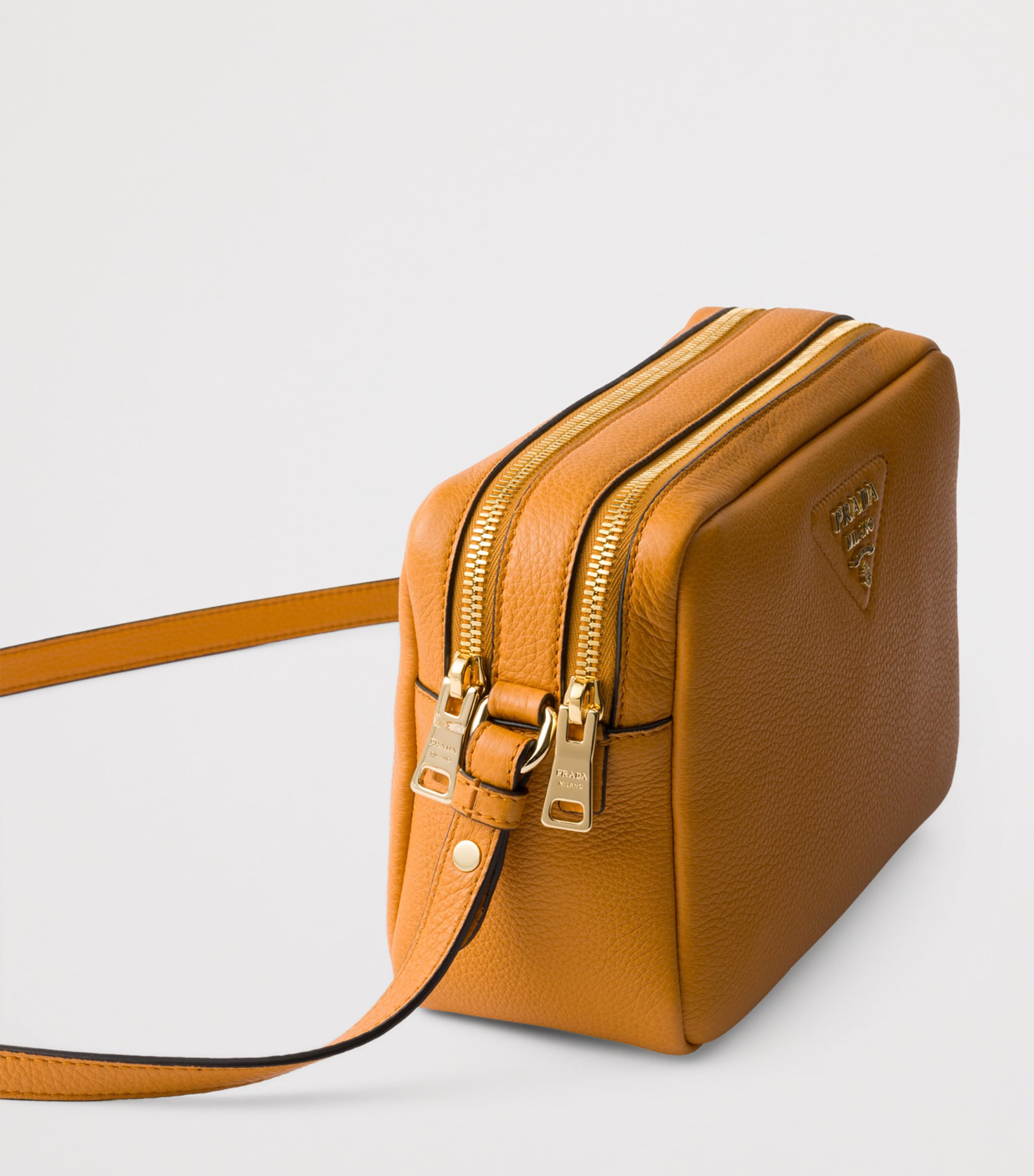 Small Leather Cross-Body Bag F04GV Image 5