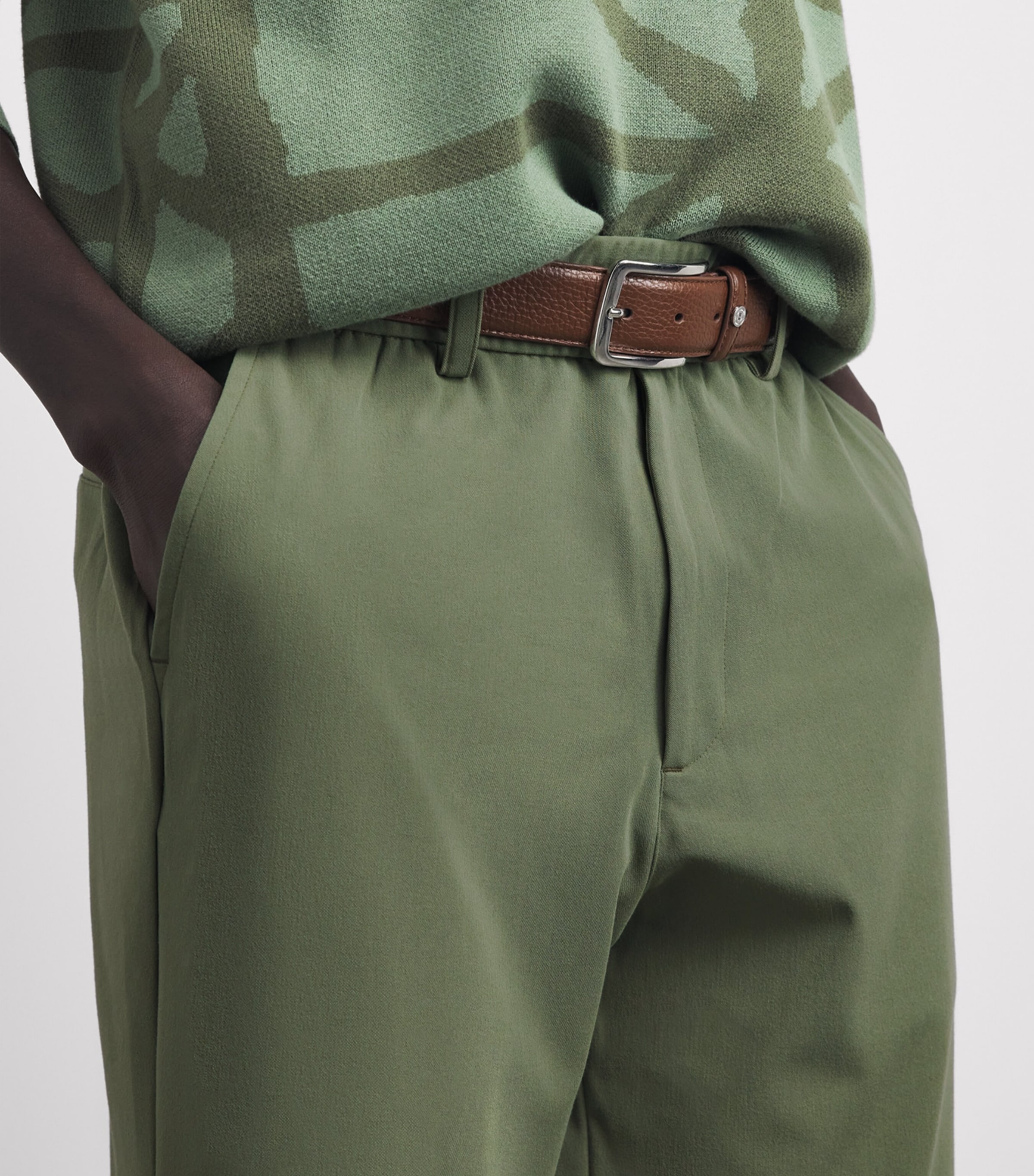Malbon Mens Coolcore Condor Trousers Olivine Image 3
