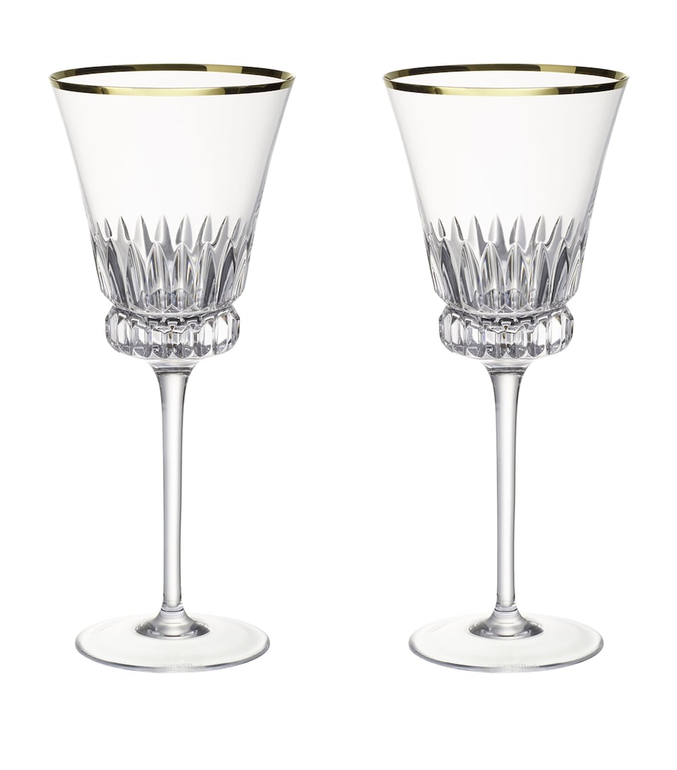 Set of 2 Grand Royal Gold Red Wine Glasses (200ml)