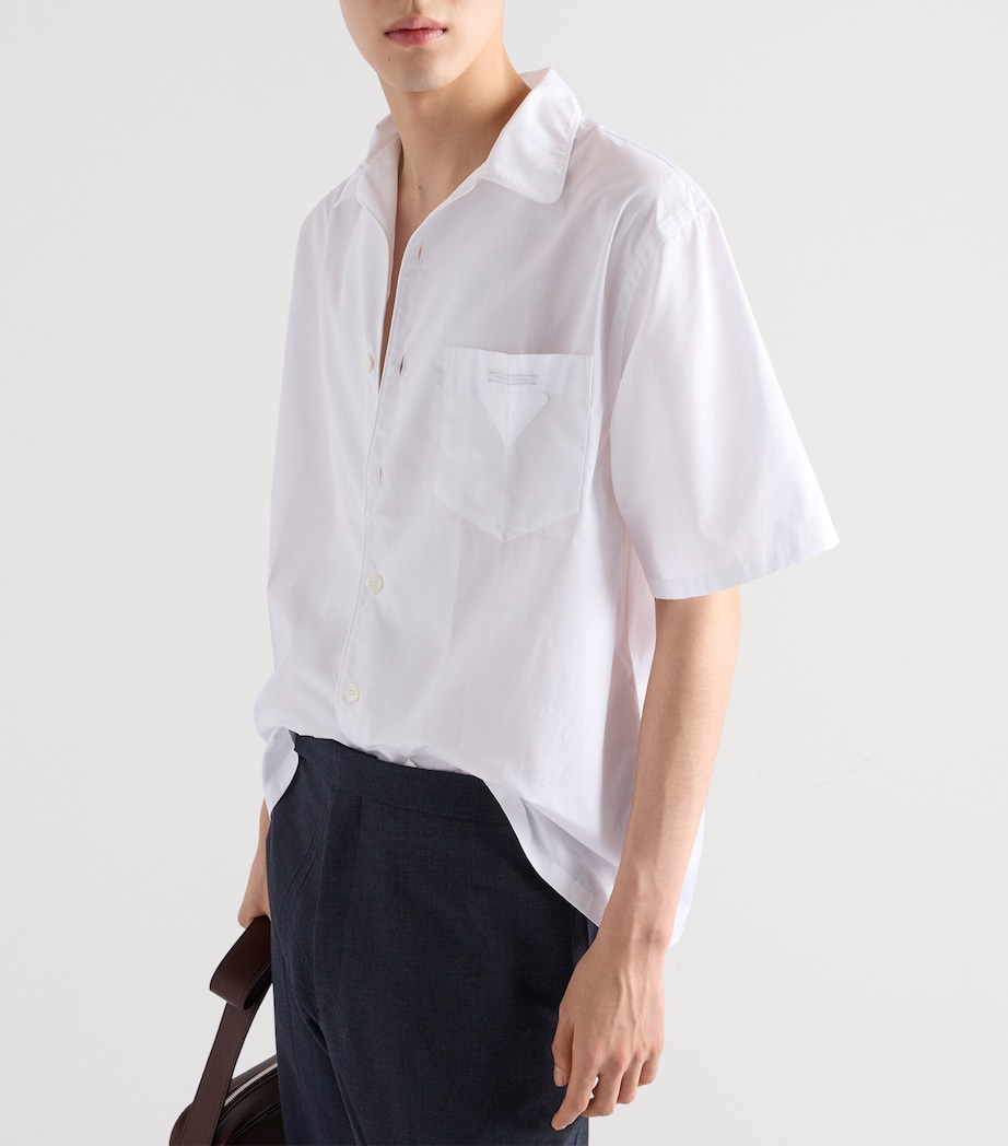 Prada Mens Cotton Oversized Bowling Shirt Image 3