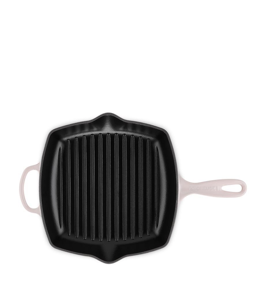 Cast Iron Square Grillit (26cm) SHELL PINK Image 4