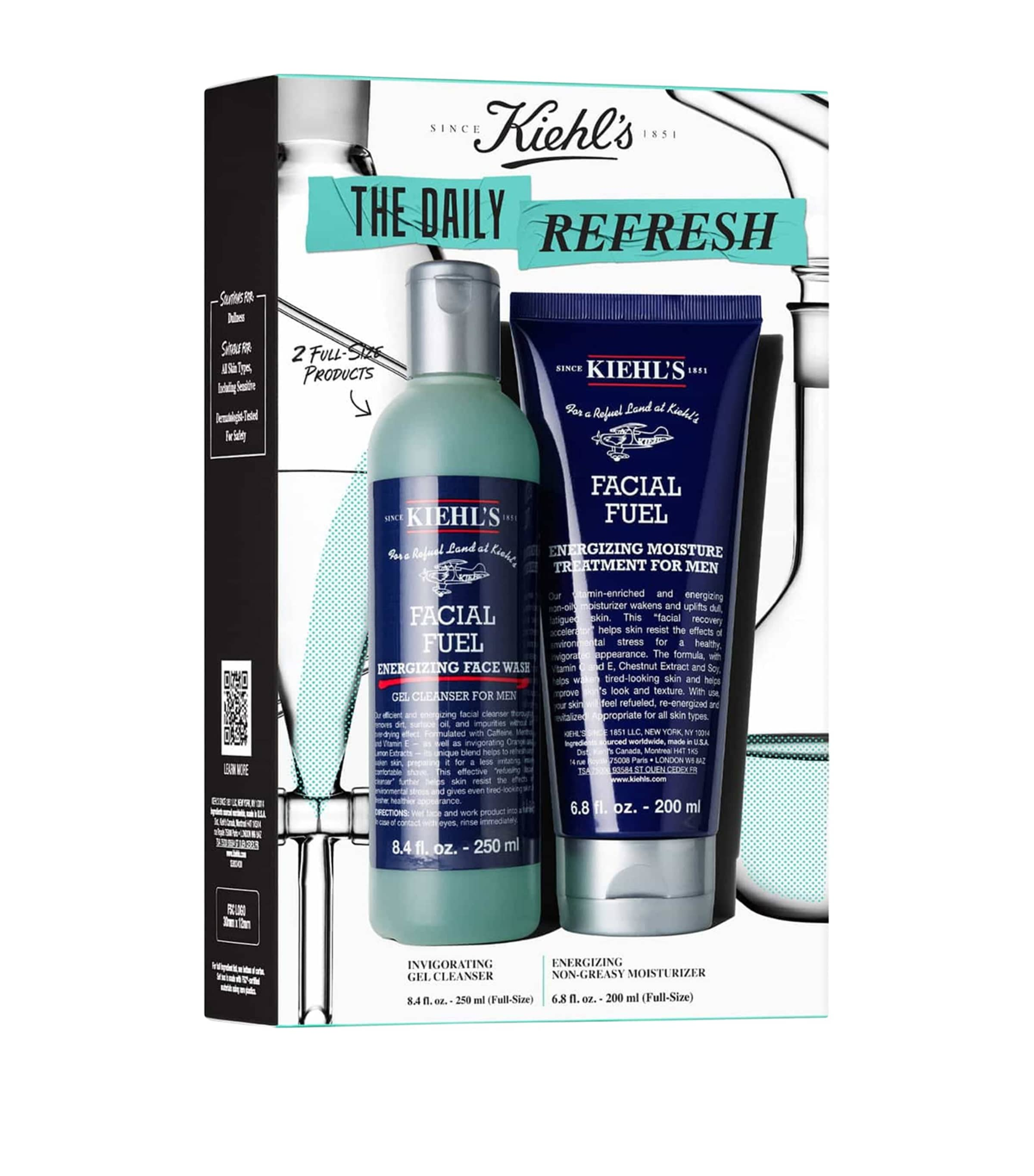 Kiehl's Since 1851 Facial Fuel Starter Kit Gift Set