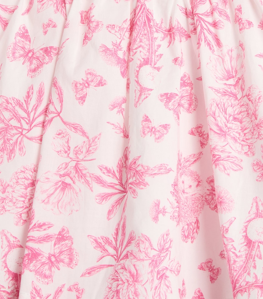 Tartine et Chocolat Cotton Printed Dress (2-14 Years) Hibiscus Image 3