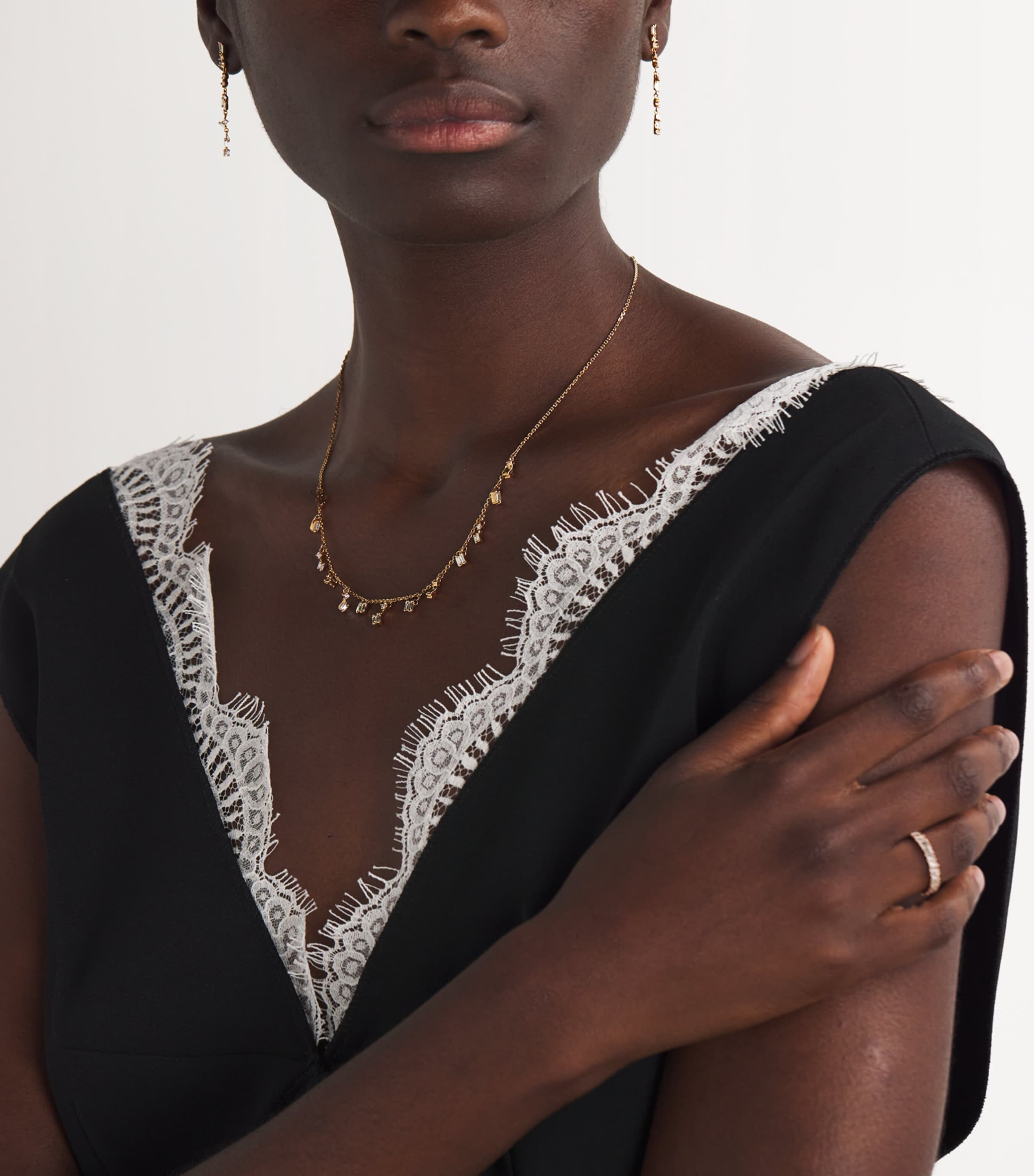 Suzanne Kalan Rose Gold and Diamond Classic Sparkler Drop Earrings Rg/wd Image 5
