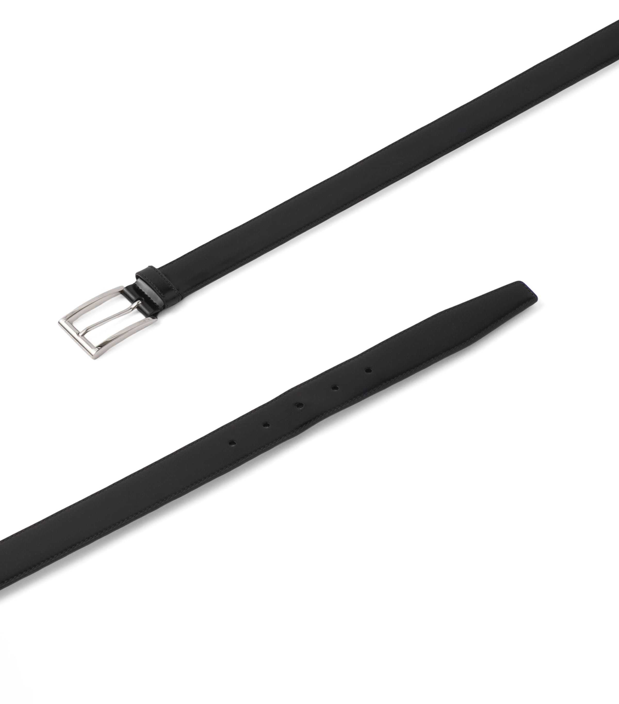 Leather Square-Buckle Belt F0002 Image 3