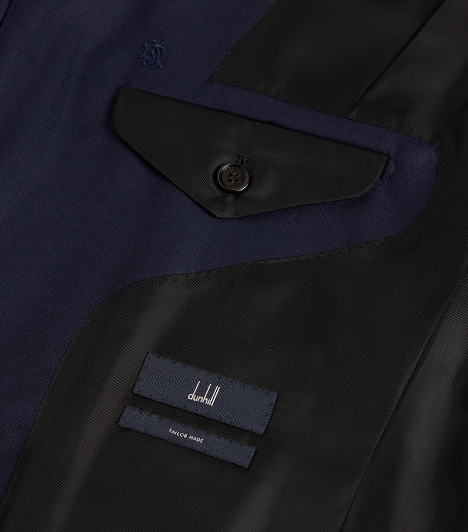 Dunhill Mens Wool Cavendish Blazer Navy Image 8