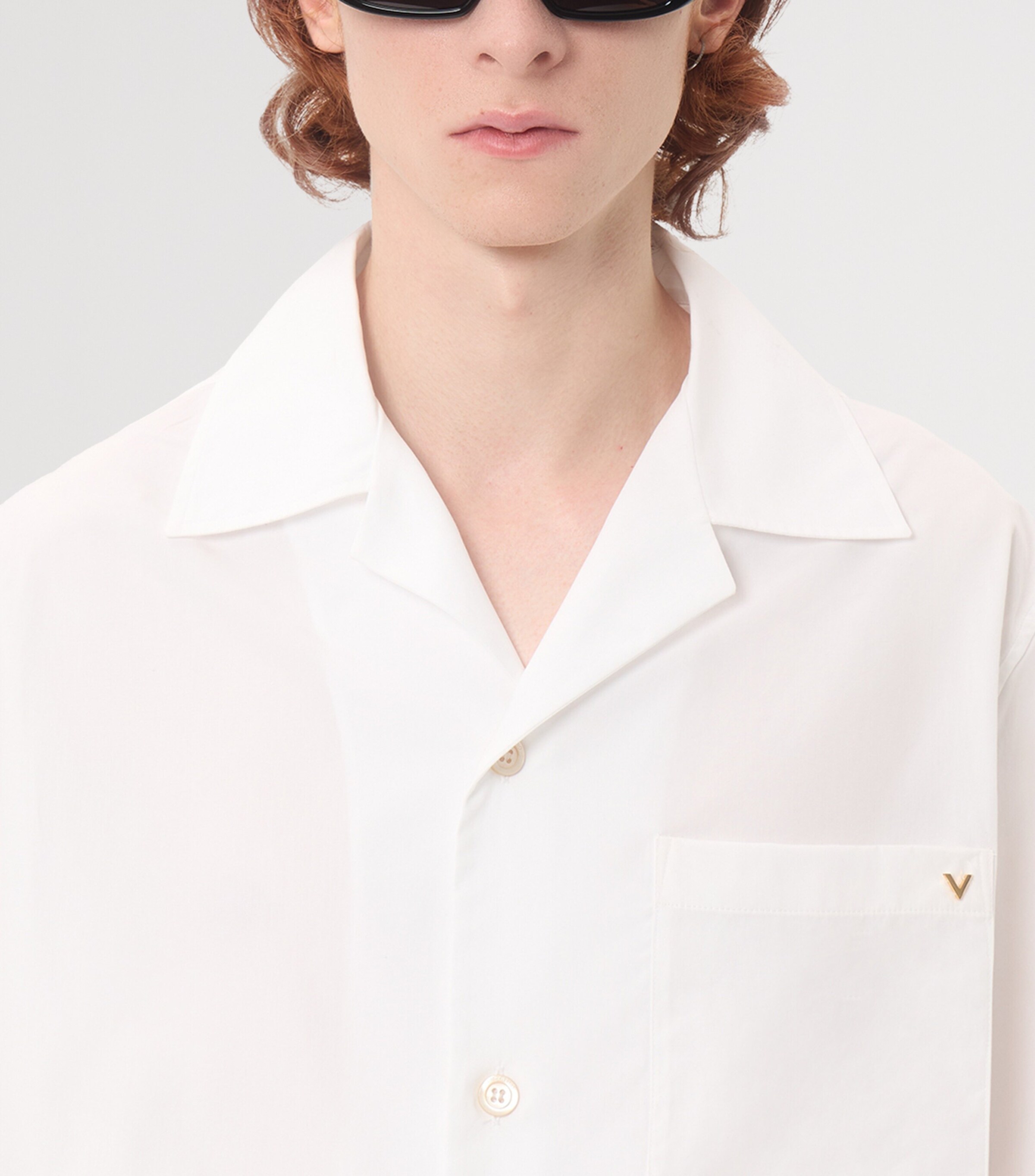 Valentino Garavani Mens Cotton VGold Shirt Image 7