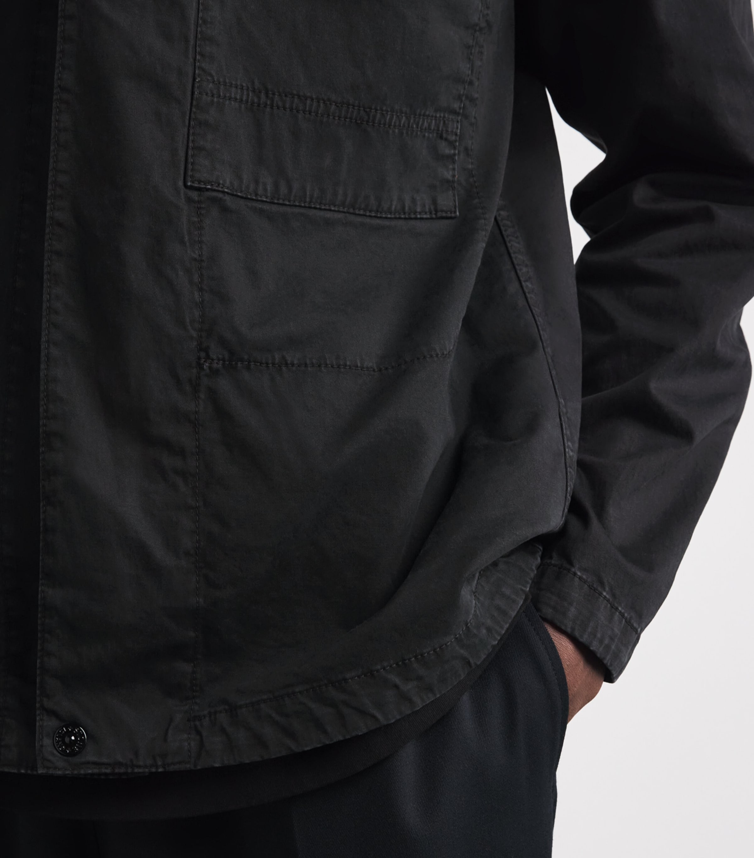 Organic Cotton Compass Shirt Jacket V0129 Image 6