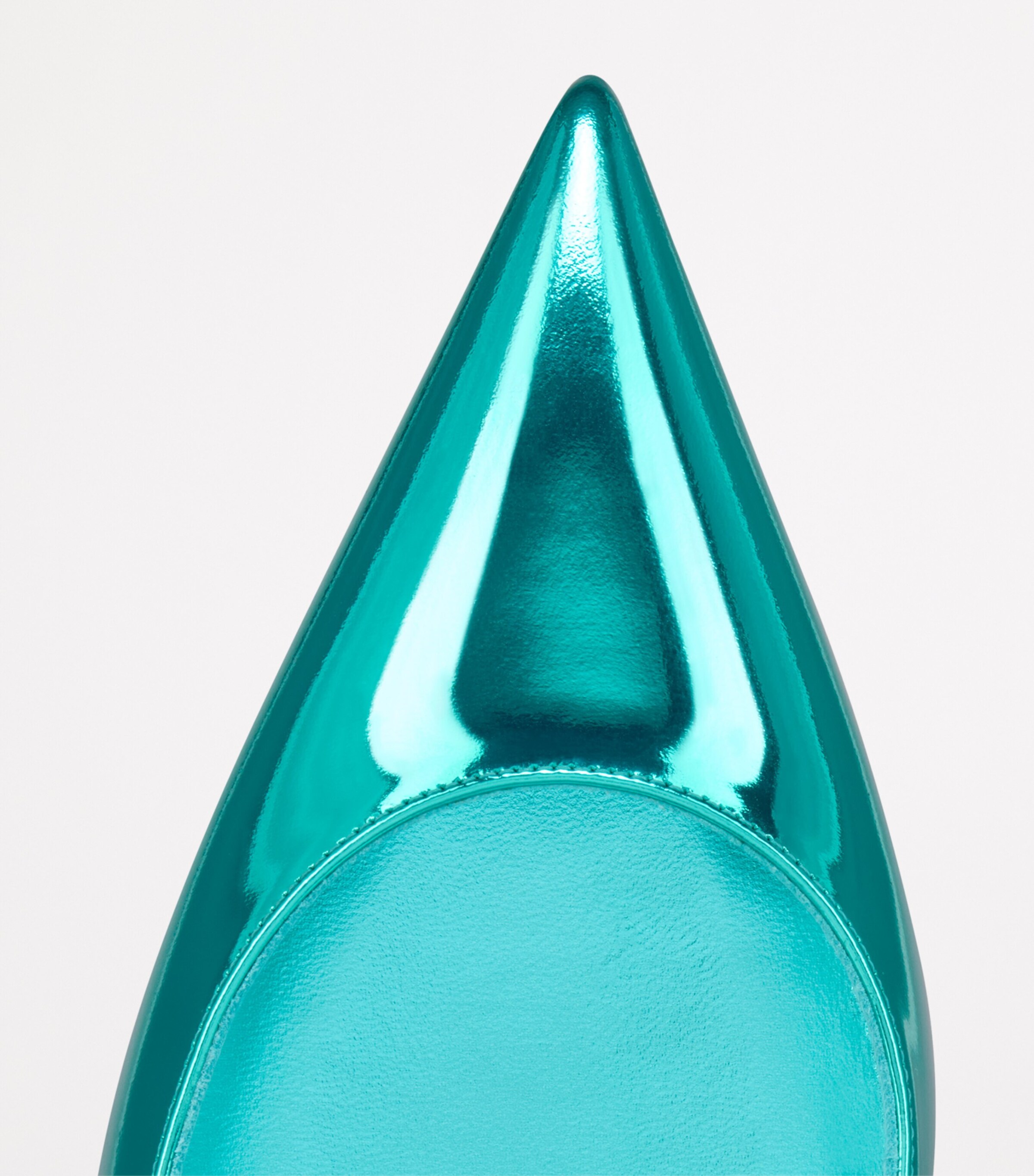 Miss Z - 100 mm Pumps - Laminated calf leather - Iceberg