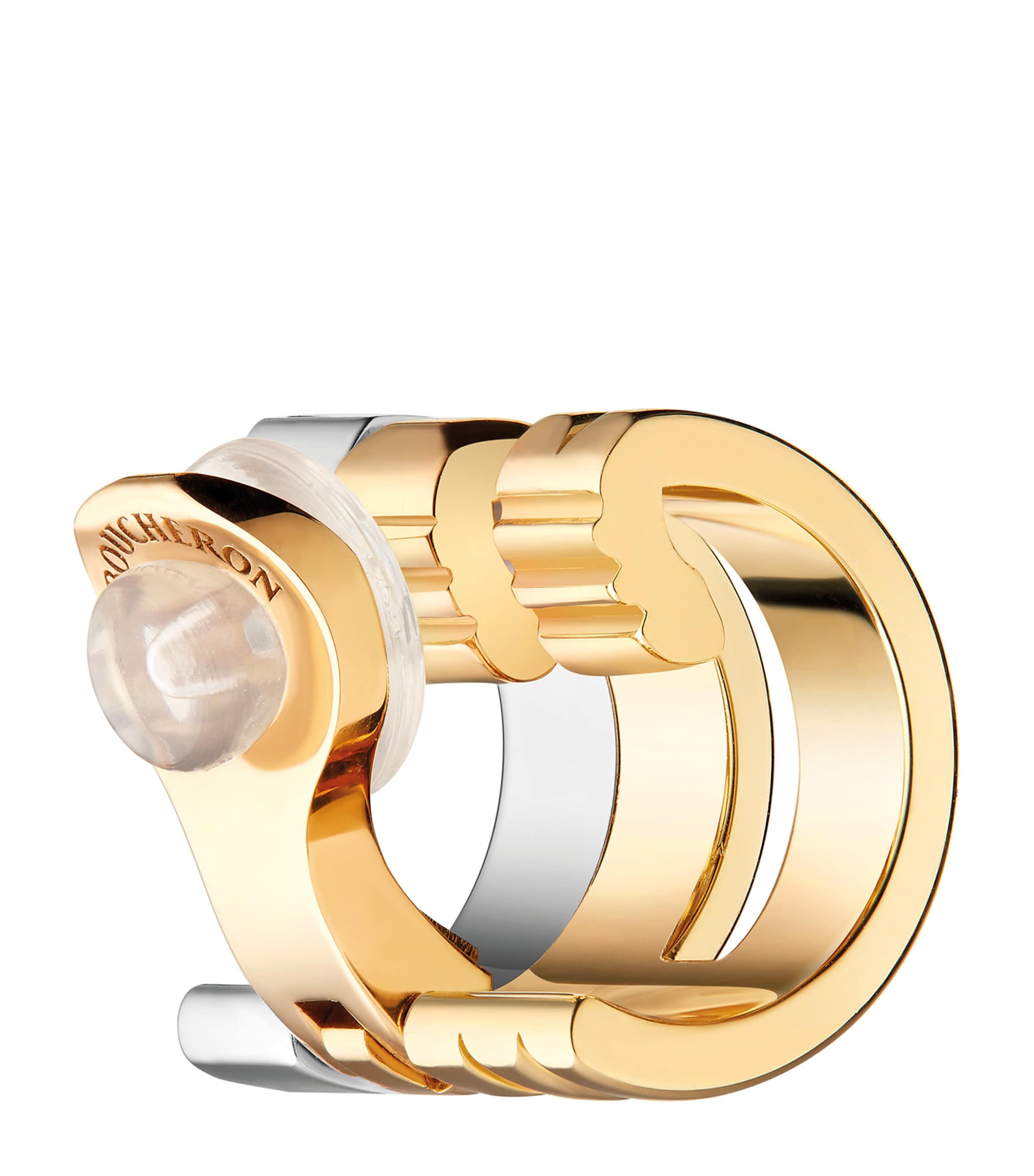 Yellow Gold and Diamond Quatre Radiant Earring GOLD Image 2