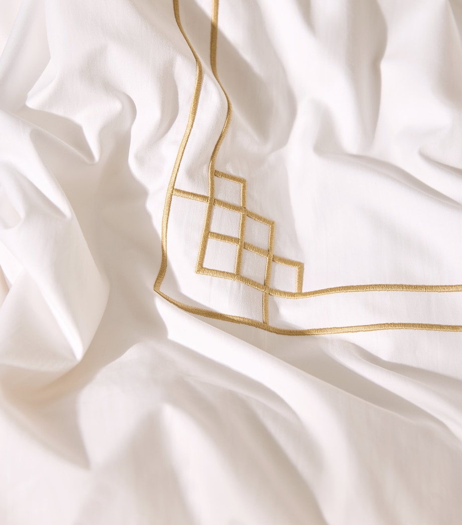 Hendon Super King Duvet Cover Set (260cm x 220cm) WHITE Image 6
