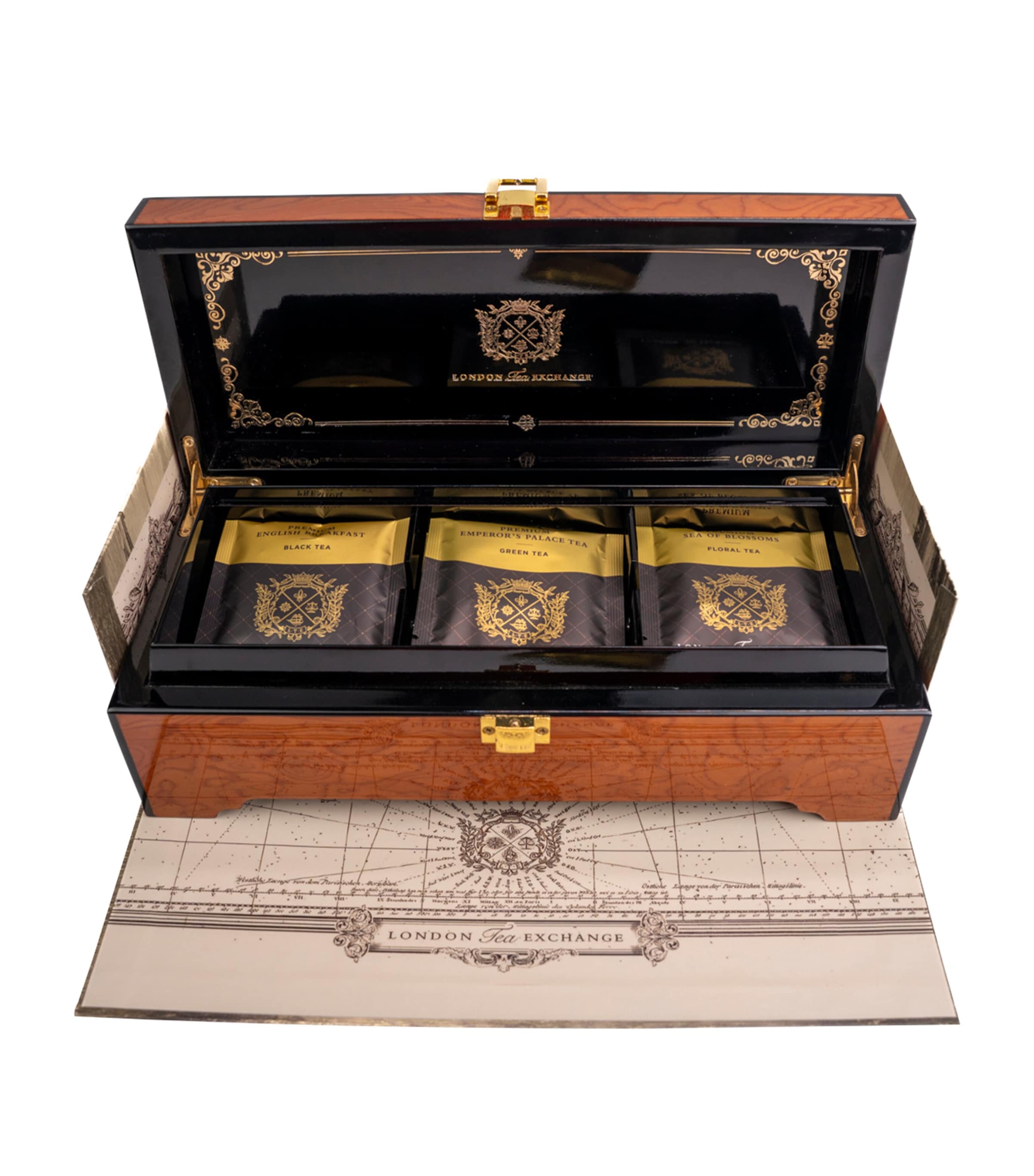 Three-Chamber Tea Chest with Teabags NO COLOUR Image 6