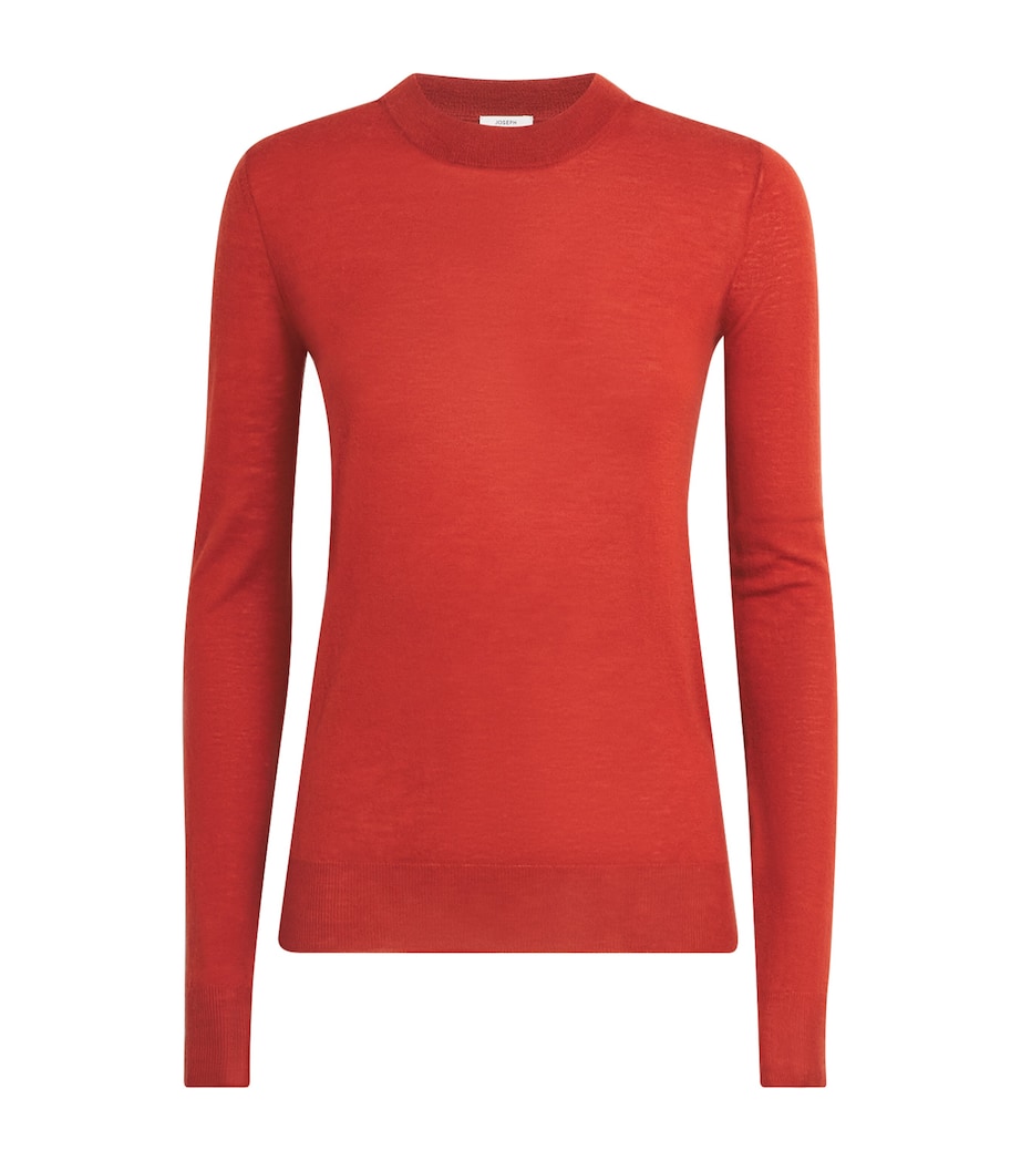 Joseph Womens Cashmere Cashair Sweater Spice Image 1