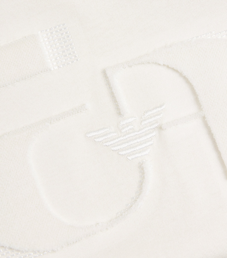 Cotton Flocked Logo T-Shirt F0004 Image 5