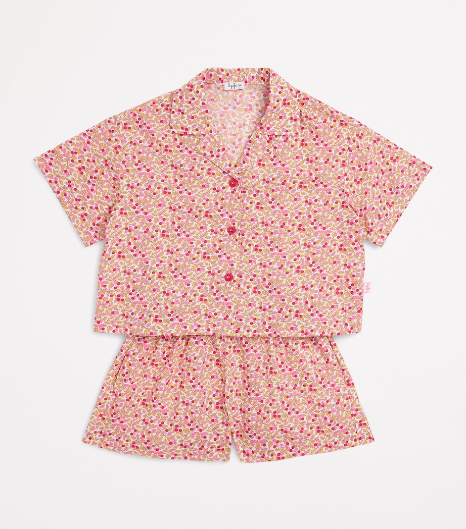 Cotton Shirt and Shorts Set (3-12 Years) 249 APRICOT Image 3