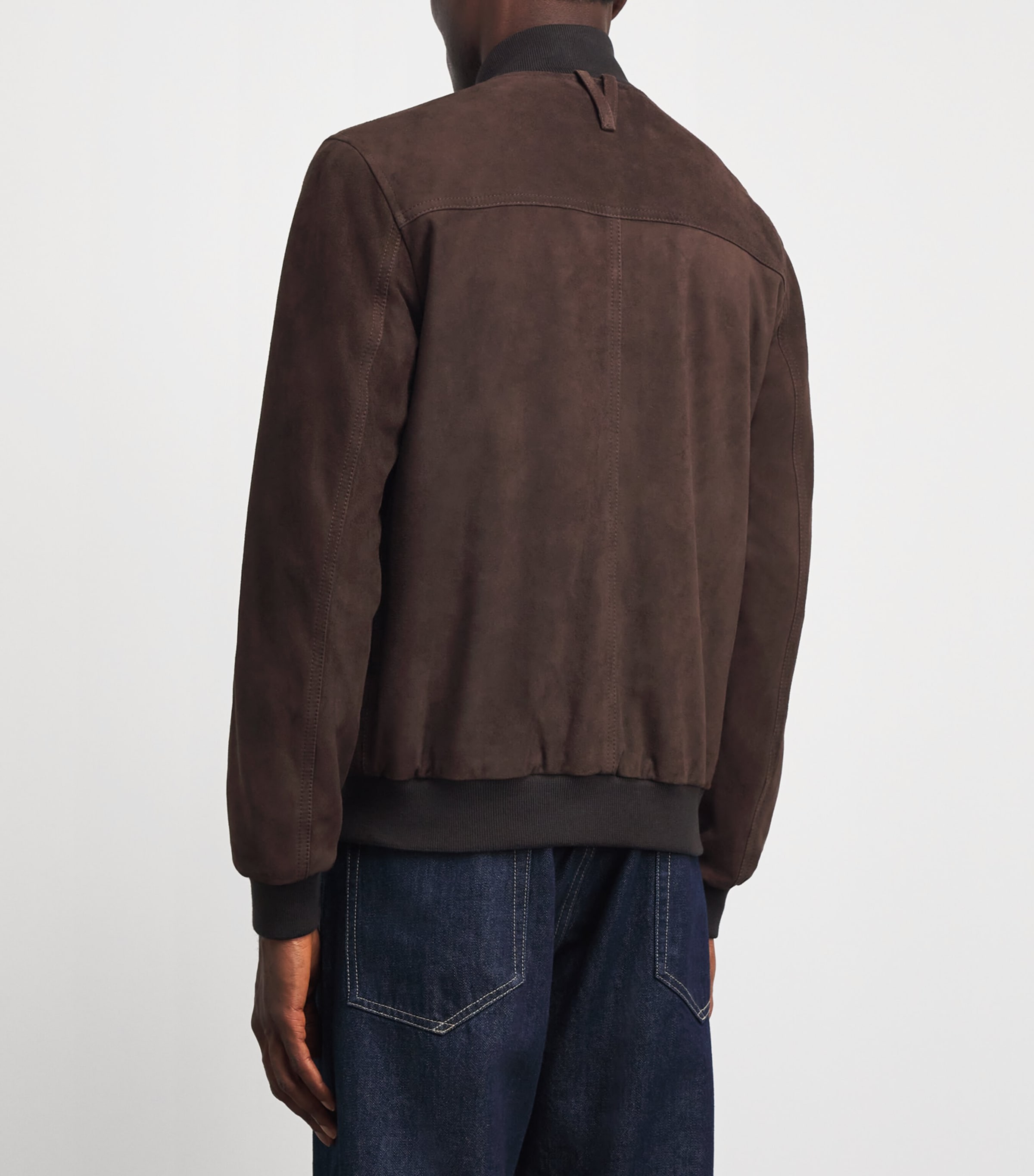 Valstar Mens Reversible Valstarino Suede Jacket Caffe/miltry Image 5