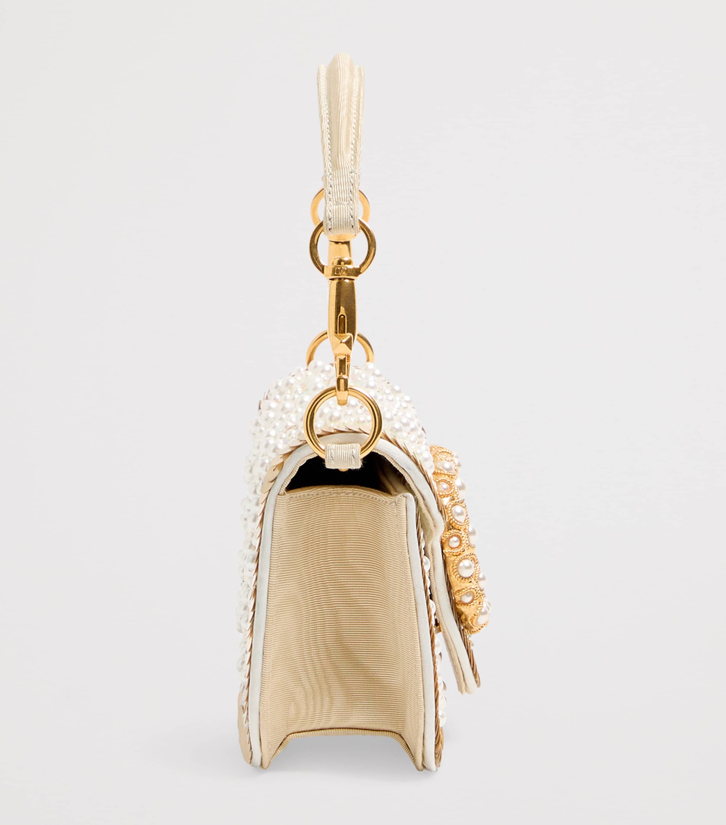 Valentino Garavani Small Embellished Locò Shoulder Bag Image 4
