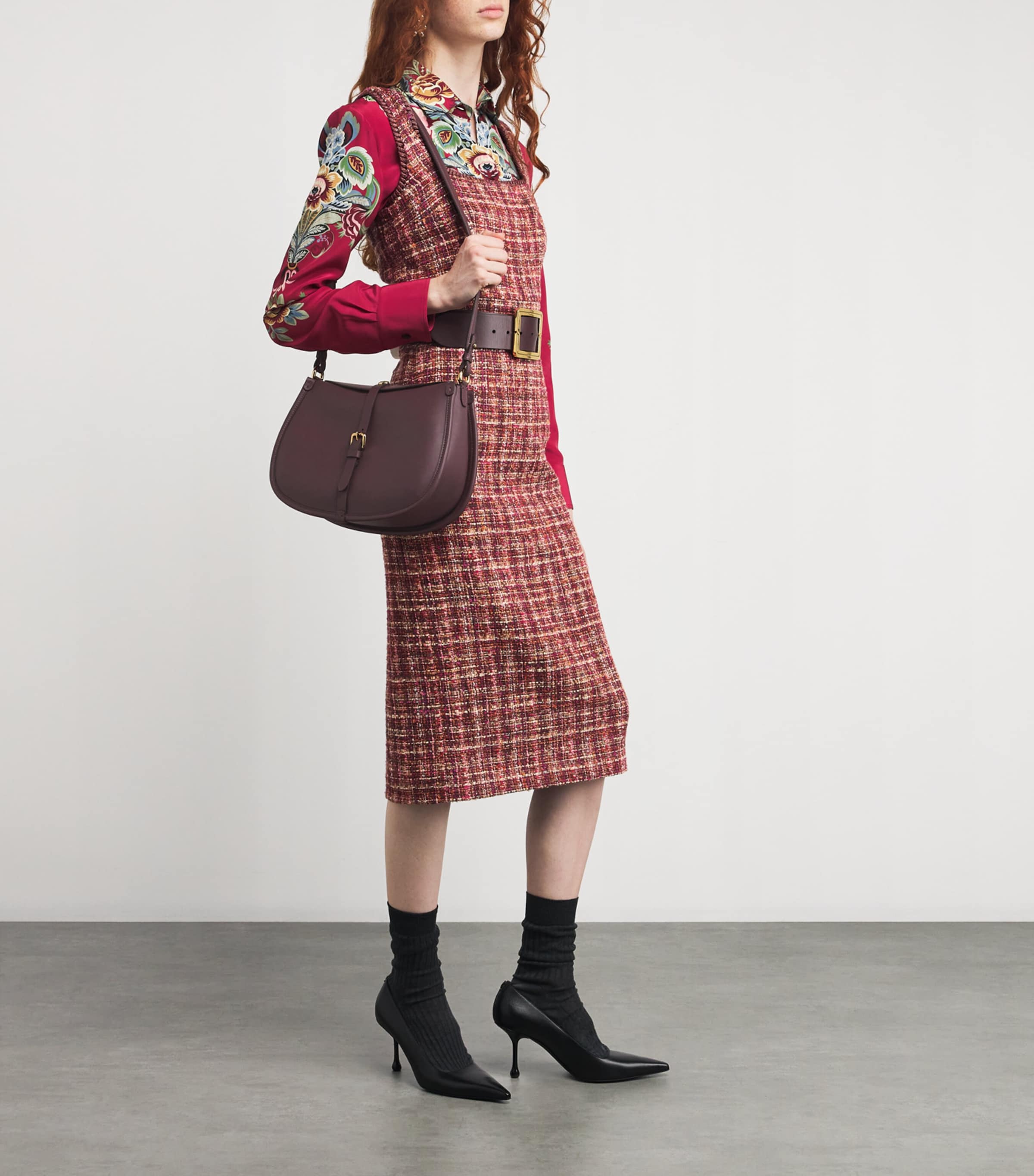 Leather Pony Cross-Body Bag R0108 Image 5