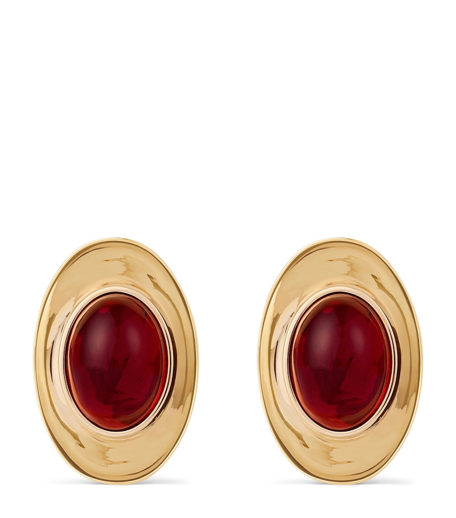 Givenchy Sculpted Gem Earrings Image 1