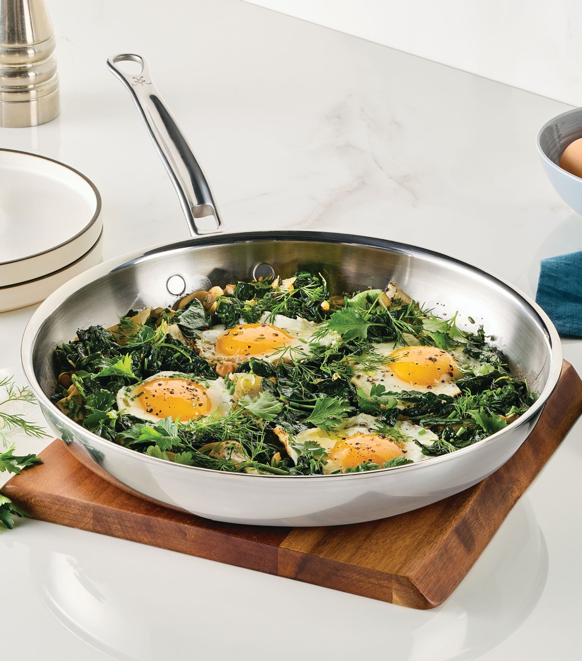 Hestan ProBond Luxe Skillet (28cm) Silver Image 5