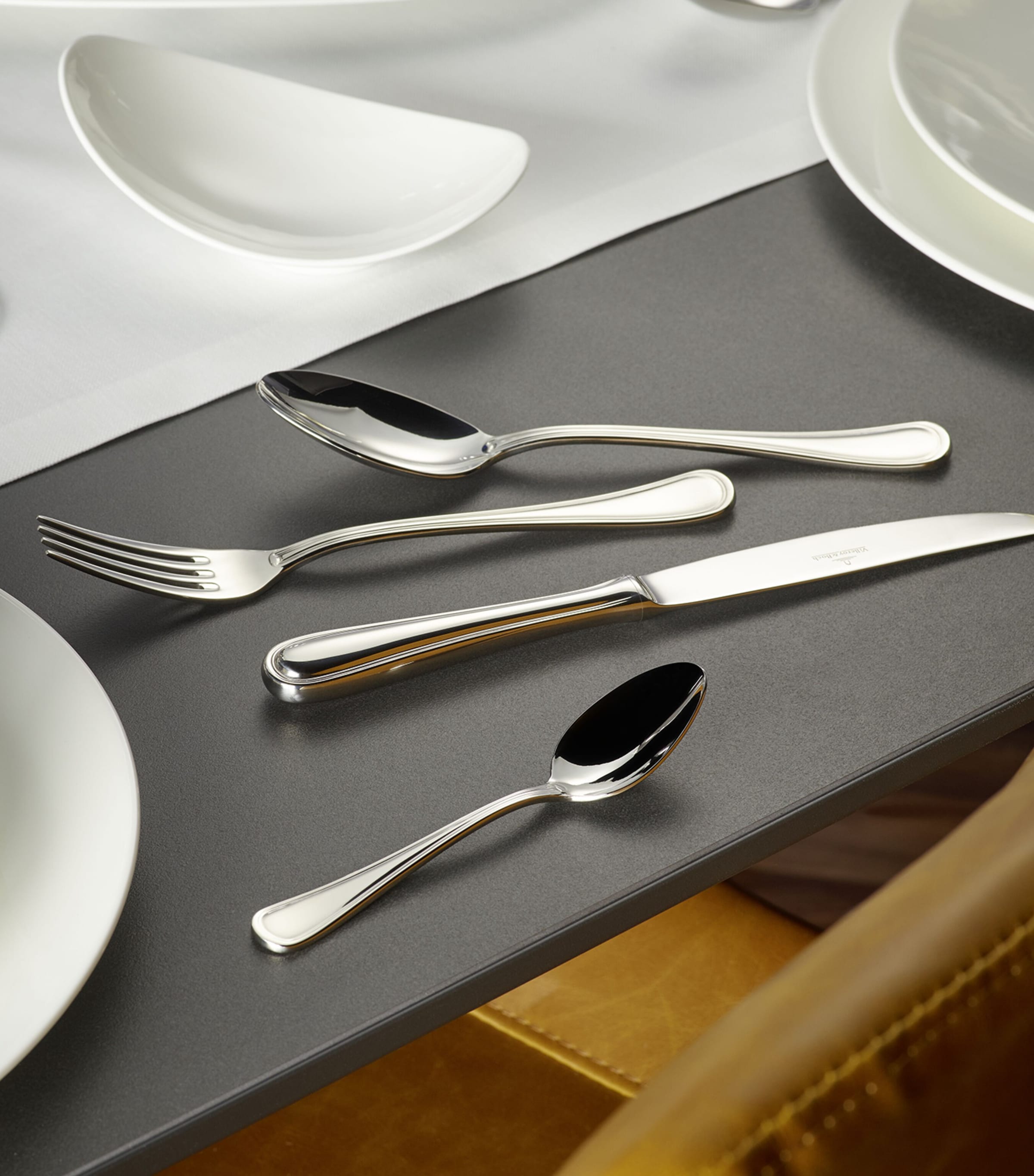 Villeroy & Boch Neufaden Merlemont 30-Piece Cutlery Set Silver Image 2