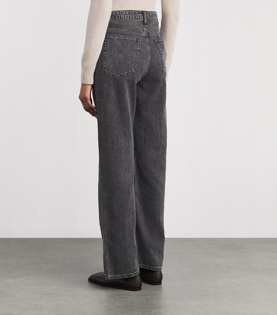 Logan Mid-Rise Wide-Leg Jeans ANGLIQUE Image 4