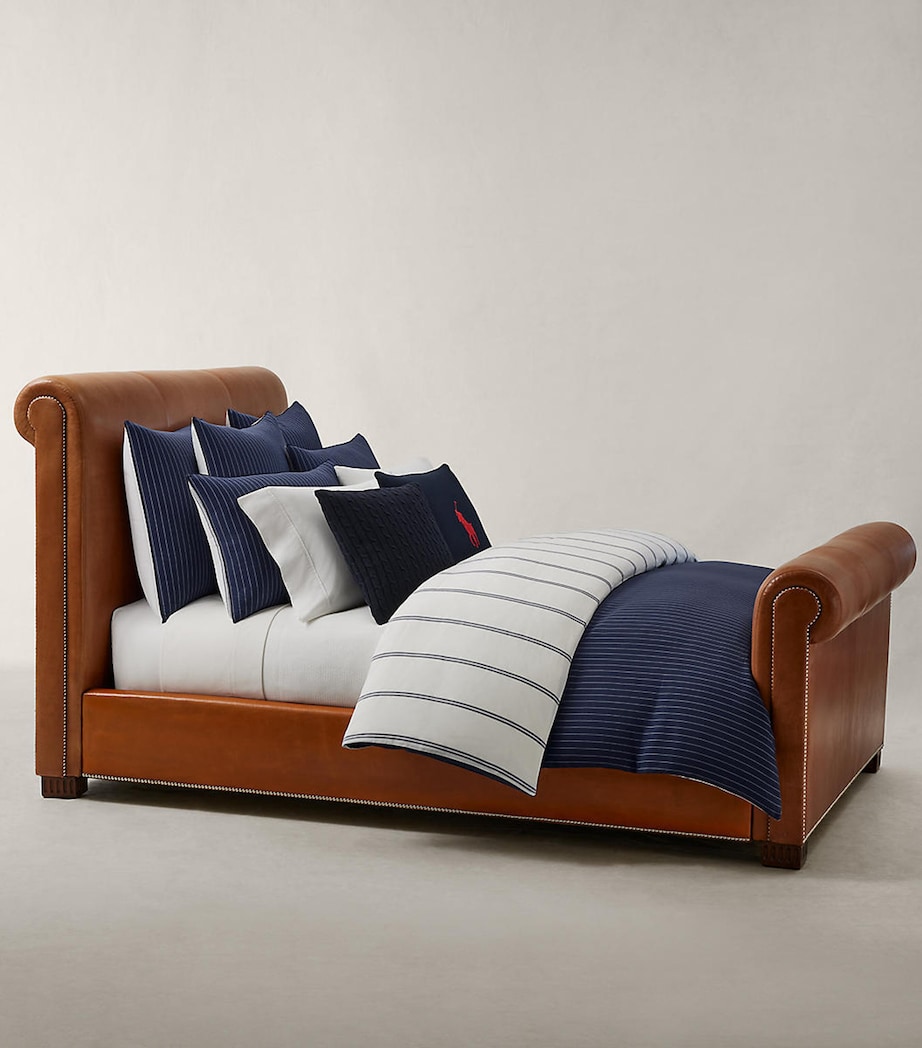 Ralph Lauren Home Cotton Kerrigan Single Duvet Cover (140cm x 200cm) Navy Image 2