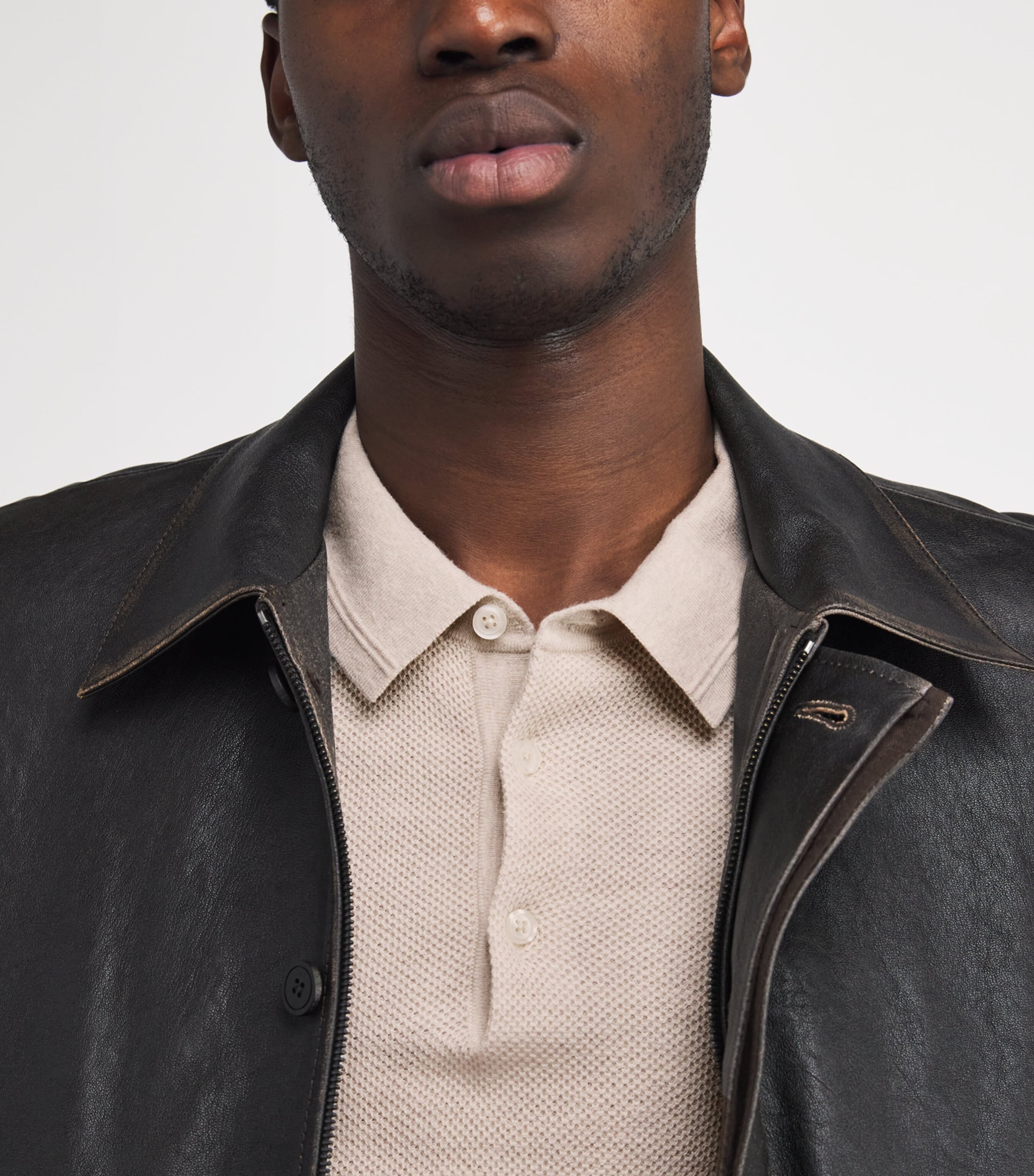 Cotton-Blend Elwynn Polo Shirt CANVAS Image 6