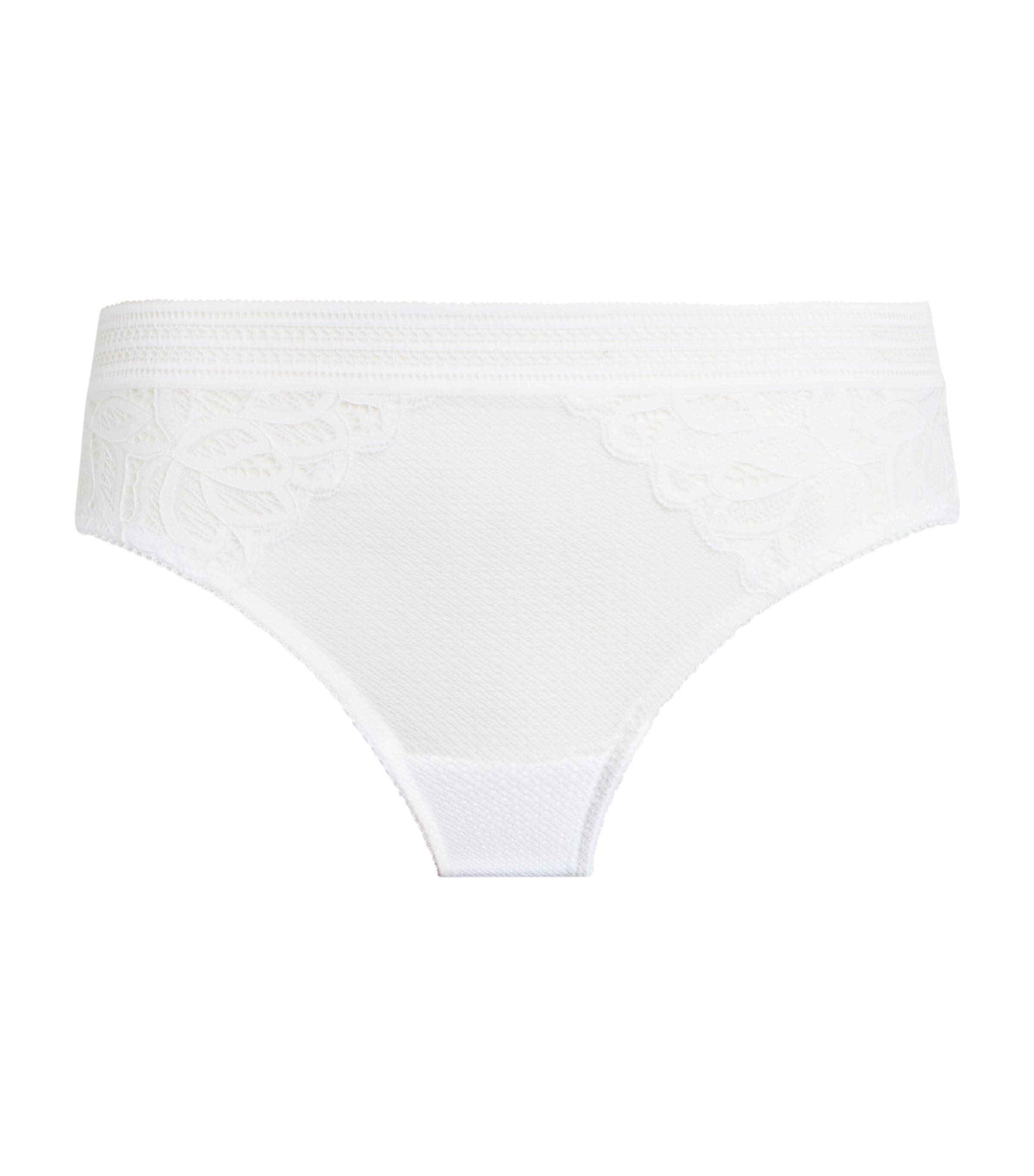 Wacoal Lace-trim Raffine Briefs In White