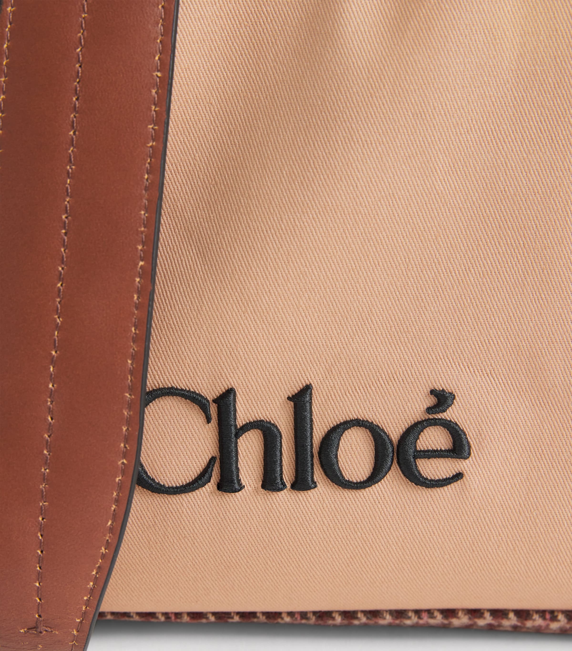 Chloé Kids Houndstooth Changing Bag Carreaux Image 5