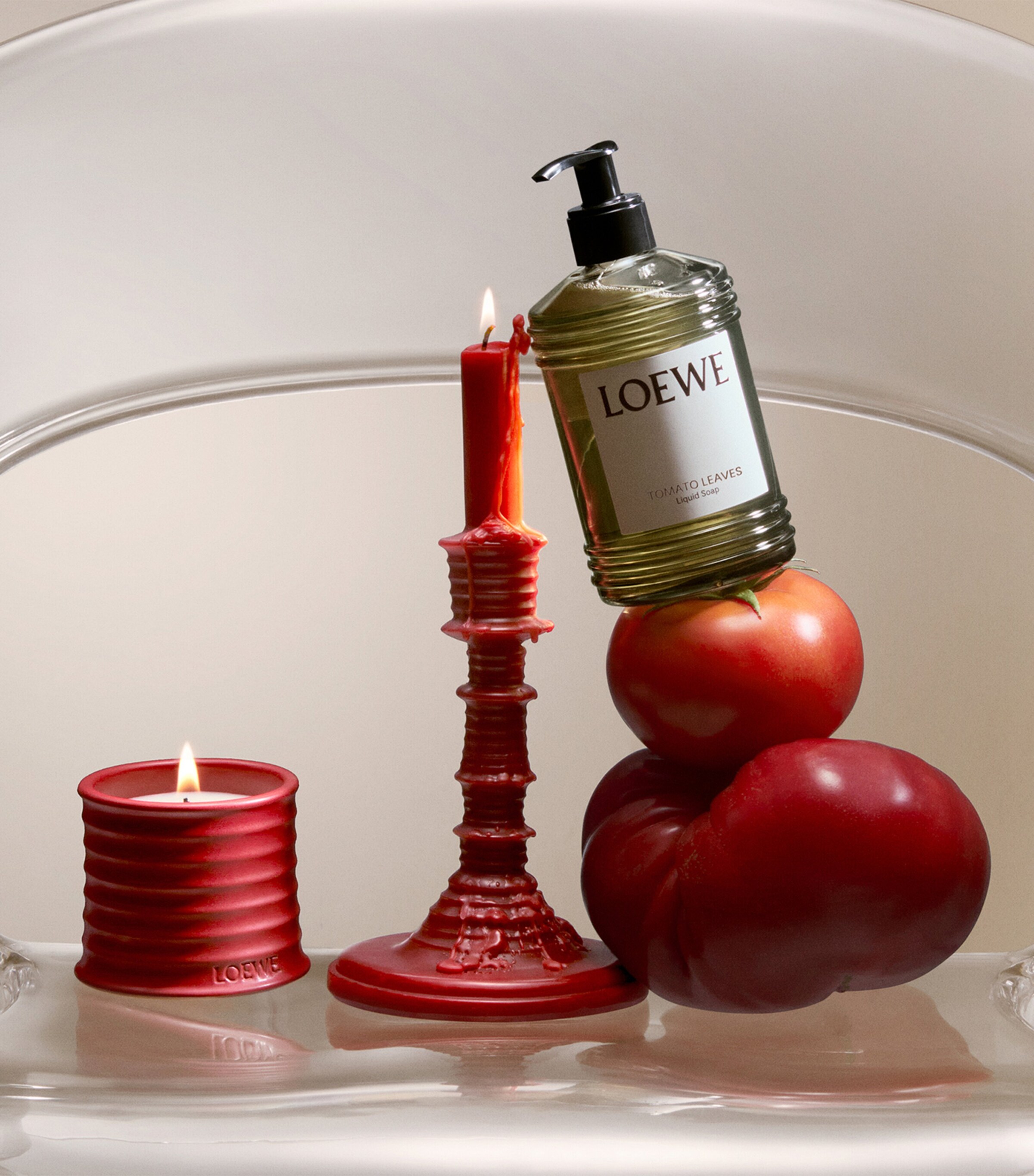 Tomato Leaves Chandelier Candle NO COLOUR Image 6