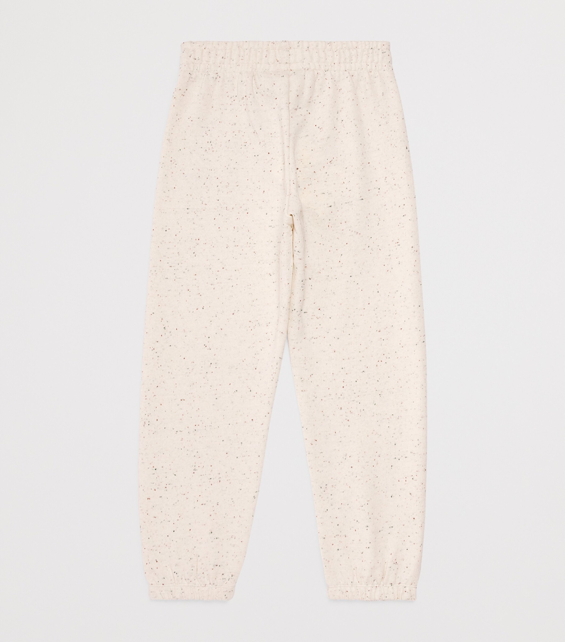 Mini Rodini Organic Cotton Embroidered Sweatpants (3-11 Years) Offwhite Image 2