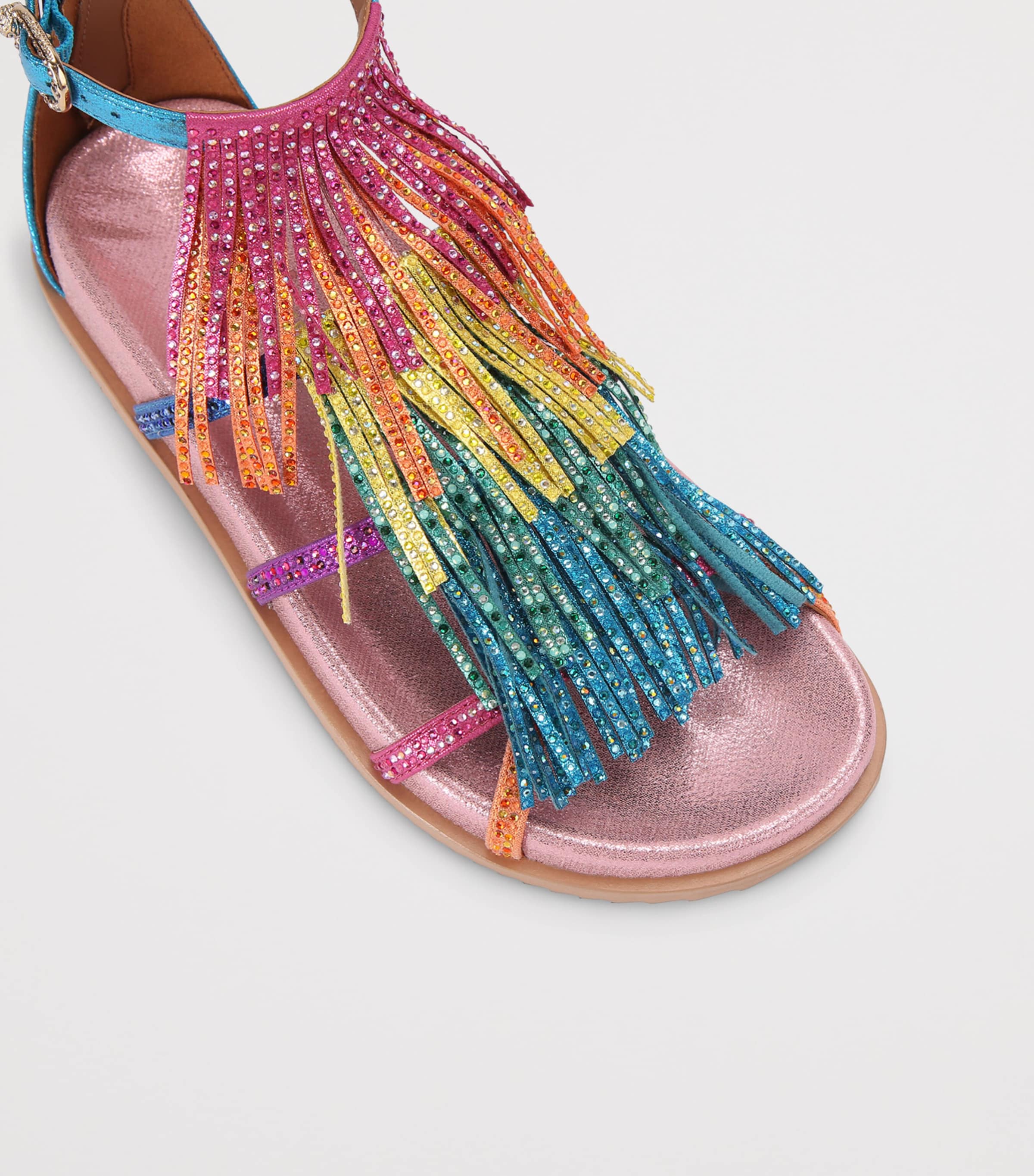 Kurt Geiger London Fringe Sandals Mult/other Image 2