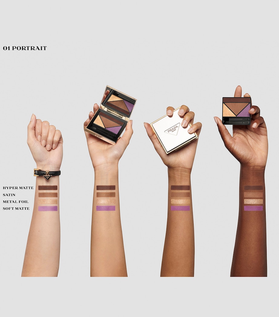 Prada Beauty Dimensions Durable Multi-Effect Eyeshadow Palette - Refill Image 4